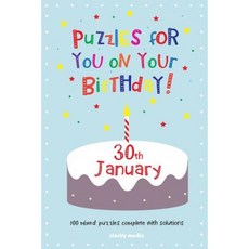 Puzzles for You on Your Birthday - 30th January Paperback, Createspace