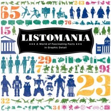Listomania: A World of Fascinating Facts in Graphic Detail Paperback, Harper Design