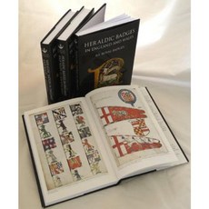 英格蘭和威爾斯紋章徽章（4 冊）精裝, 博伊德爾出版社