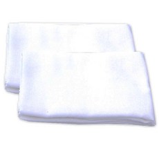 BeBeOne 棉質方形布尿墊, 乳白色, 2片