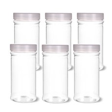 미르코리아 미프코리아 팜스원형 밀폐용기 화이트, 6개, 400ml