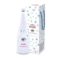 에비앙 키아라 페르가니 생수 + 선물 박스, 750ml, 1세트