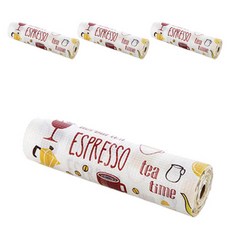 Block Mart 廚房櫥櫃水槽緩衝防水墊 4入, 紅色, 4個