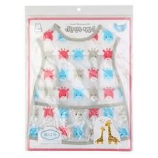 Wineach Purbit長頸鹿圖案防水圍兜, 混色, 1入