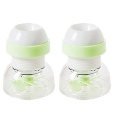 블럭마트 늘어나는 싱크대 수도꼭지 필터, 그린, 2개입