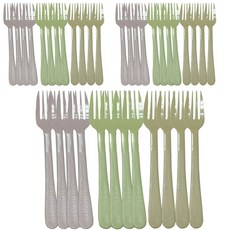 彩色叉子 隨機出貨, 12入, 3套