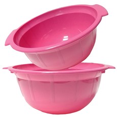 투에이산업 키친 믹싱볼 2p, 핑크