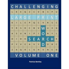 Challenging Large Print Word Search: Volume One Paperback, Sonata Enterprises