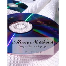 Music Notebook Large Size 48 Pages: Original Design Type 3 Paperback, Createspace Independent Publishing Platform