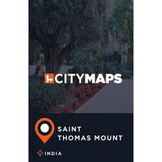 印度聖托馬斯山城市地圖平裝本, Createspace獨立發布平台