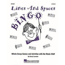Lines and Spaces Bingo Paperback, Hal Leonard Publishing Corporation