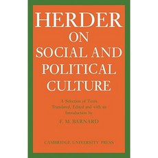 JG Herder 社會與政治文化平裝本, 劍橋大學出版社