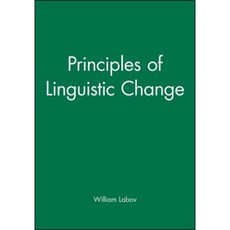Principles of Linguistic Change 3 Volume Set Paperback, Wiley-Blackwell