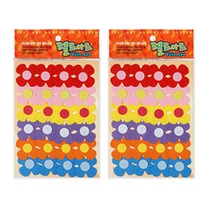 동기오피스 펠트아트 데코꽃 24p x 2세트, 혼합 색상(DF-1056)