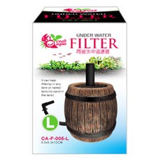 crabaqua 세라믹 우드 단지 여과기 L, 1개