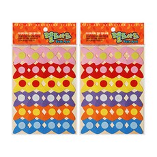 동기오피스 펠트아트 제비꽃 24p x 2세트, 혼합 색상(DF-1062)