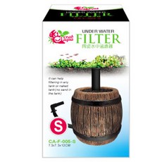 crabaqua 세라믹 우드 단지 여과기 S, 1개