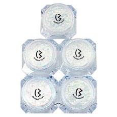 Boutique 璀璨美甲亮片5件組, 混合顏色, 1個