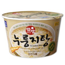 성찬식품 즉석 깜밥누룽지탕 컵, 60g, 1개