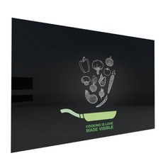 Myungsin Renown Wellroom 廚房畫板床單可愛平底鍋黑色, 1個