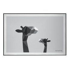 Myungsin Renown 衛生間廚房畫板表長頸鹿灰色, 1個