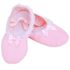 happyballet 女童蕾絲蝴蝶結芭蕾舞鞋 鬆緊帶款