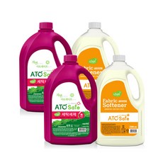 ATO Safe 洗衣精 2.5L+柔軟精 小蒼蘭香 2.5L, 5L, 2組