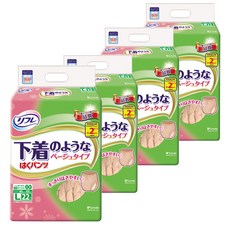리후레 속옷같은 베이지타입 팬티형 성인용 기저귀 L, 22매, 4개