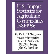 U.S. Import Statistics for Agricultural Commodities: (1981-1986) Hardcover, Routledge