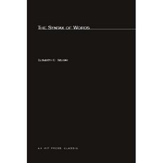 The Syntax of Words Paperback, Mit Press