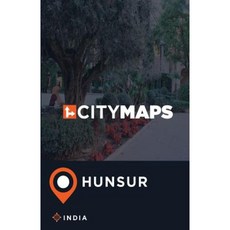 印度洪蘇爾城市地圖平裝本, Createspace獨立發布平台