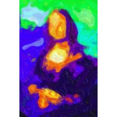 Abstract Version of the Mona Lisa Art Journal: 150 Page Lined Notebook/Diary Paperback, Createspace Independent Publishing Platform