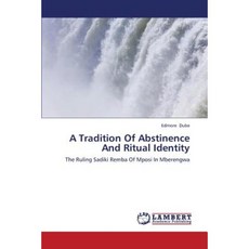 A Tradition of Abstinence and Ritual Identity Paperback, LAP Lambert Academic Publishing