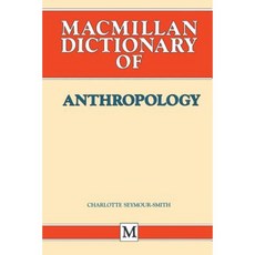 Dictionary of Anthropology Paperback, Palgrave