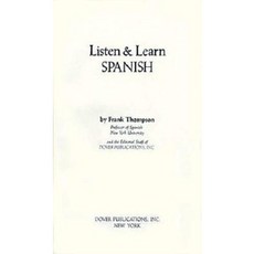 Listen & Learn Spanish (Manual Only) Paperback, Dover Publications