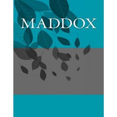Maddox: Personalized Journals - Write in Books - Blank Books You Can Write in Paperback, Createspace Independent Publishing Platform