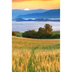 Journal Your Life's Story: Amber Waves of Grain Watercolor Journal Lined Journal Diary Notebook 6 X 9 180 Pages Paperback, Createspace