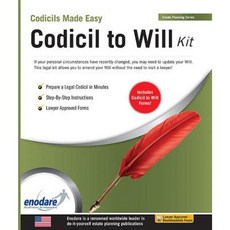 Codicil to Will Kit Paperback