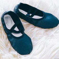 happyballet 女童PU皮革帶式芭蕾舞鞋