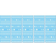 이엘피코리아 이코 네일 워터데칼, W817 타임투더, 5개입