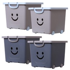 BONOHOUSE Modern Happy Box 海軍藍 2p + 灰色 2p, 混色, 1組