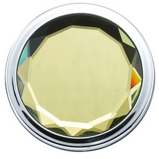 Nano Plan Compact彩色珠寶手鏡, 1個, 黃色的