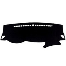 DIACOAT GT Global 天鵝絨防滑儀錶板避光墊 黑色底座 現代汽車, 黑色縫線, Ioniq (無中央喇叭)