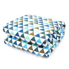 Woojungplus EMF三角形印花電熱毯 UST-02, D(135 x 180cm), 混色