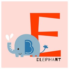 아트조이 DIY 명화그리기 E-ELEPHANT 20 x 20 cm, 혼합 색상, 1개