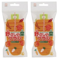 코쿠보 채소 세척 솔, 당근(2678), 2개
