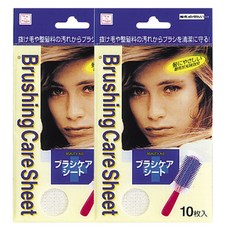 코쿠보 빗 머리카락 제거용 시트 1188-A 10p, 혼합 색상, 2개