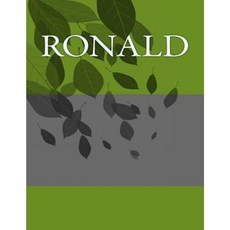 Ronald: Personalized Journals - Write in Books - Blank Books You Can Write in Paperback, Createspace Independent Publishing Platform