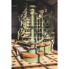 Ornate Antique Green Staircase Journal: 150 Page Lined Notebook/Diary Paperback, Createspace Independent Publishing Platform