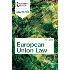 European Union Lawcards 2011-2012 Paperback, Routledge